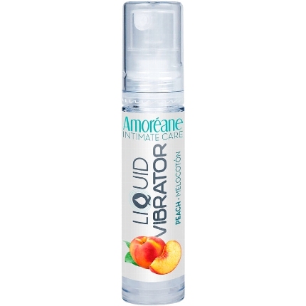 amoreane - vibrating liquid peach 10 ml