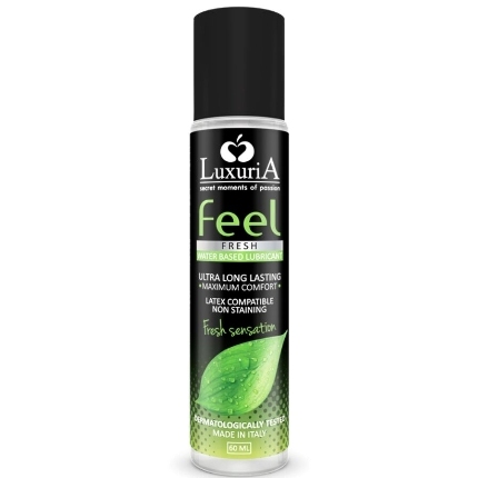 intimateline - luxuria feel fresh sensation lubricante efecto frio 60 ml