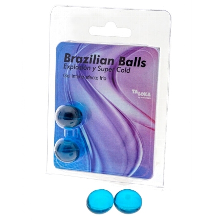 taloka - brazilian balls gel excitante efecto frÍo 2 bolas