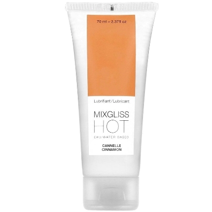 mixgliss - heat effect lubricant cinnamon flavor 70ml