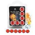 secretplay - set 6 brazilian balls efecto frio y calor