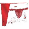 intt releases - brazilian red panty with pearls and lubricating gel 50 ml