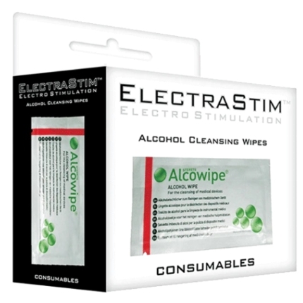 electrastim - sterile cleaning wipe sachets-pack