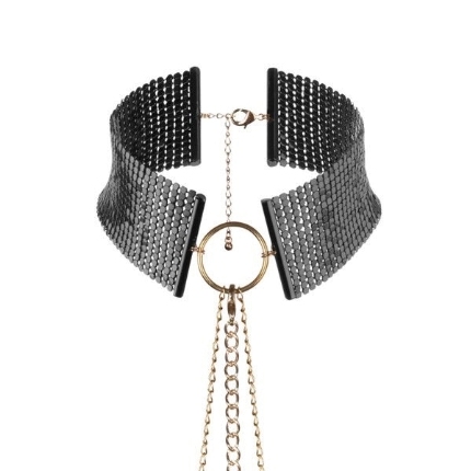 bijoux - dÉsir mÉtallique collar metlico negro