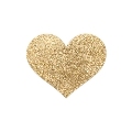 bijoux - indiscrets flash golden heart nipple covers