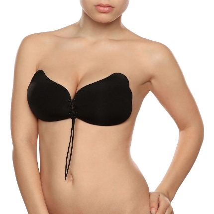 bye-bra - lace-it realzador push-up negro copa a