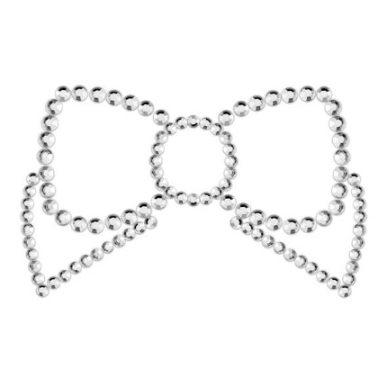 bijoux - mimi bow silver nipple covers