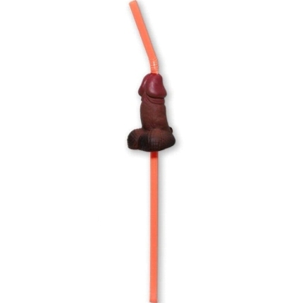 diablo picante - bag of 5 natural big penis straws