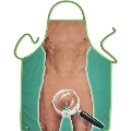 diablo picante - mens magnifying apron