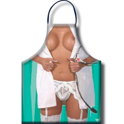 diablo picante - womens nurse apron