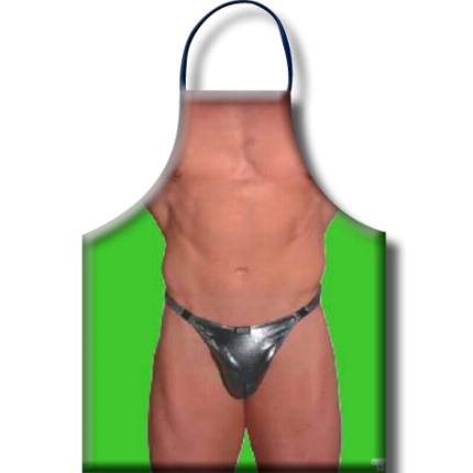 diablo picante - sexy mens apron