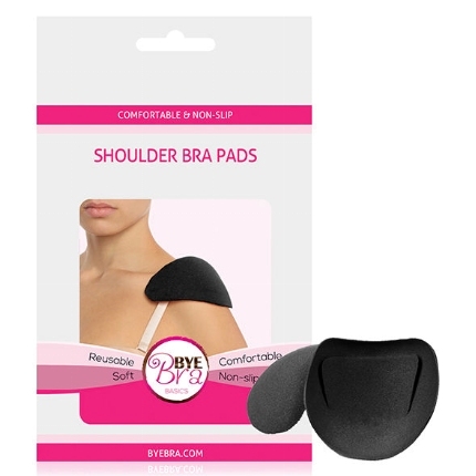 bye-bra - protectores hombro sosten negro