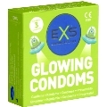 exs condoms - glown in the dark