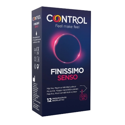 12x Preservativos Control Finíssimos Senso