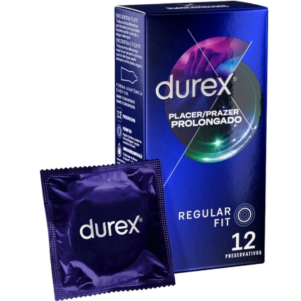 durex - prazer prolongado atrasado 12 unidades