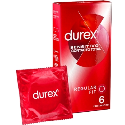 6x Preservativos Durex Contacto Sensitive