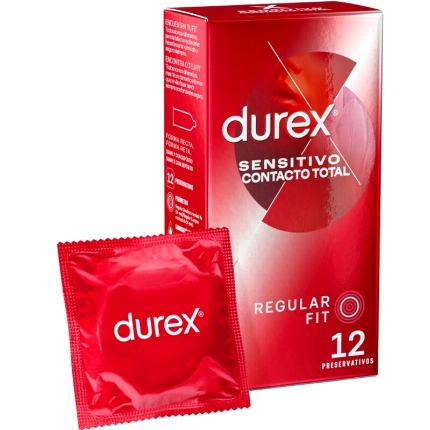 durex - contato sensÍvel total 12 unidades