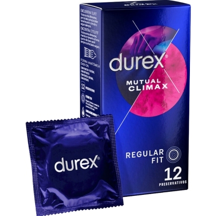 12x Preservativos Durex Climax Mútuo