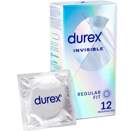 durex - invisible extra fino 12 unidades