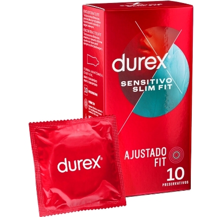 10x Preservativos Durex Sensitivo Slim Fit