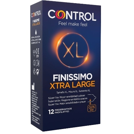 12x Preservativos Control Finíssimos XL