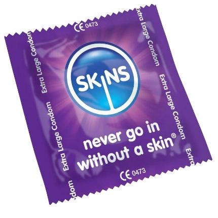 skins - condom extra large bag 500