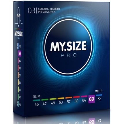 my size - pro condoms 69 mm 3 units