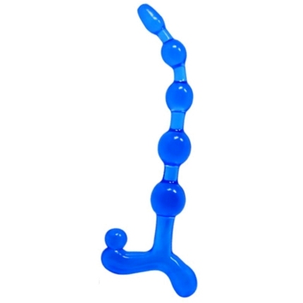 baile - bendy twist blue anal balls