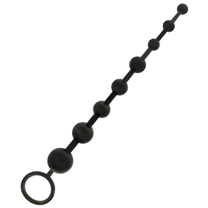 addicted toys - anal beads 29 cm black