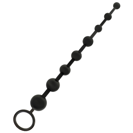 addicted toys - anal beads 29 cm negro