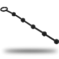 ohmama - silicone anal chain 23 cm