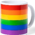 pride - lgbt flag cup in individual box kraft /en/pt/en/fr/it/