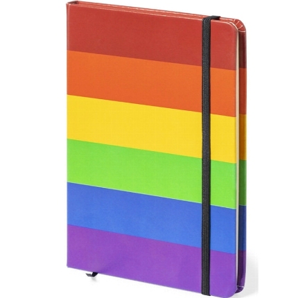 Caderno LGBT Pride orgulho 15 cm x 21 cm