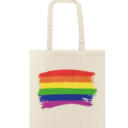 pride - cotton lgbt flag bag