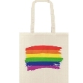 pride - cotton lgbt flag bag