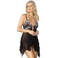 subblime - babydoll fabric tulle chest lace s/m