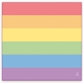 pride - set 20 lgbt flag napkins