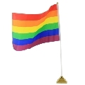 pride - banderin de sobremesa pequeÑo lgbt