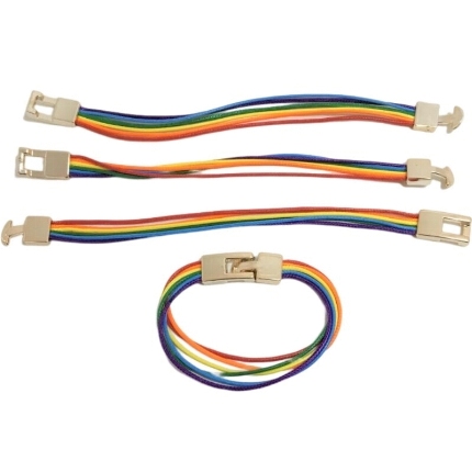 pride - lgbt flag rope bracelet