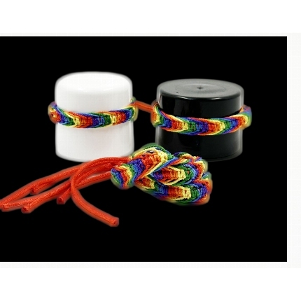 pride - pulsera hilo trenzado bandera lgbt