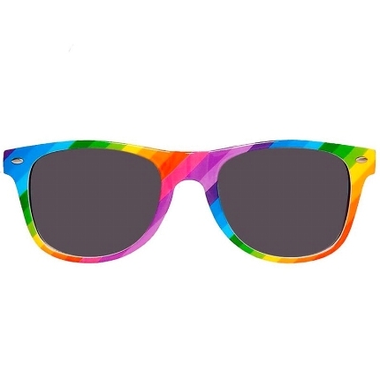 pride - gafas de sol bandera lgbt