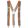 pride - lgbt flag suspenders