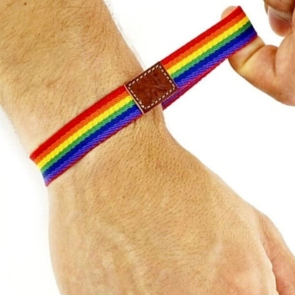 pride - pulsera chico goma lujo orgullo