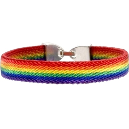 Pulseira Pride Borracha Ajustável