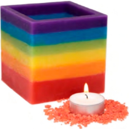 Vela Quadrada Pride Rainbow