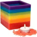 Vela Quadrada Pride Rainbow