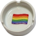 pride - round lgbt flag candlestick 8 mm