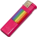 pride - mechero fuscia con bandera lgbt