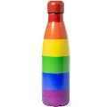 pride - metallic hot water heater with the lgbt flag