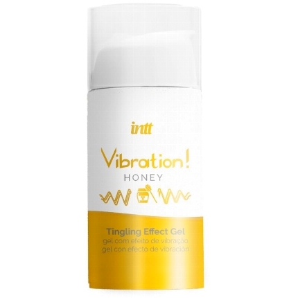 intt - powerful intimate stimulant honey liquid vibrator gel 15 ml